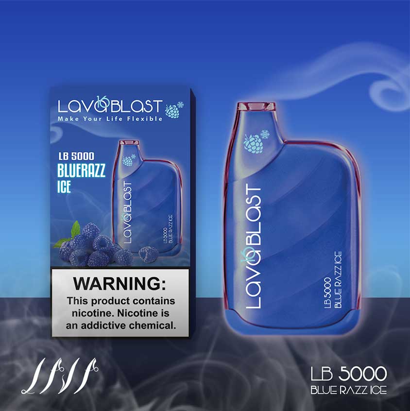 Lava Blast 5000 (Blue RAZZ Ice 5%)
