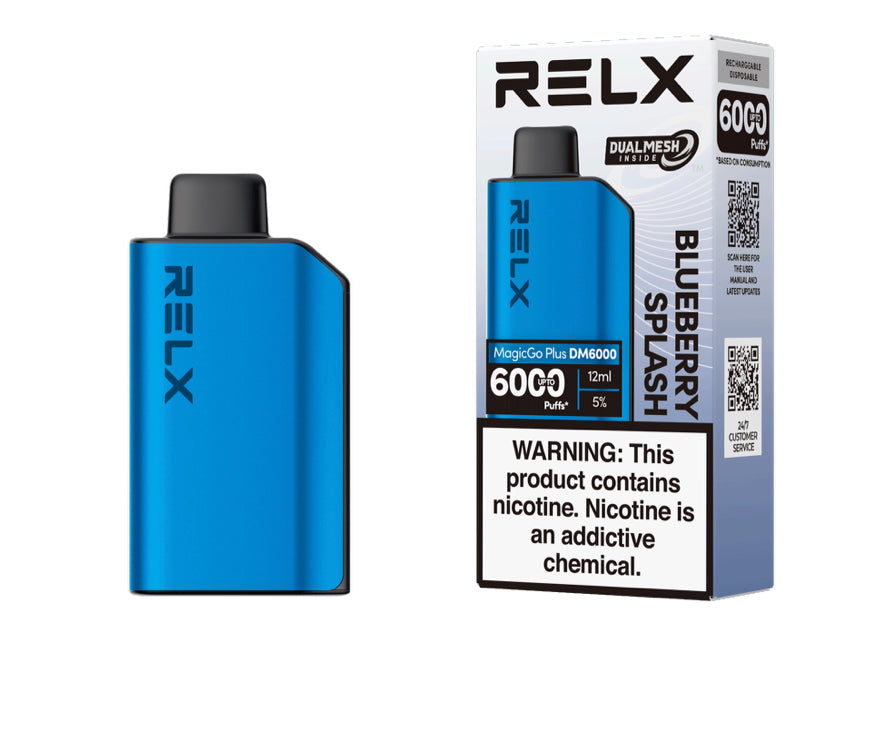 RELX MAGICGO PLUS DM6000 (Blueberry Splash 5%)