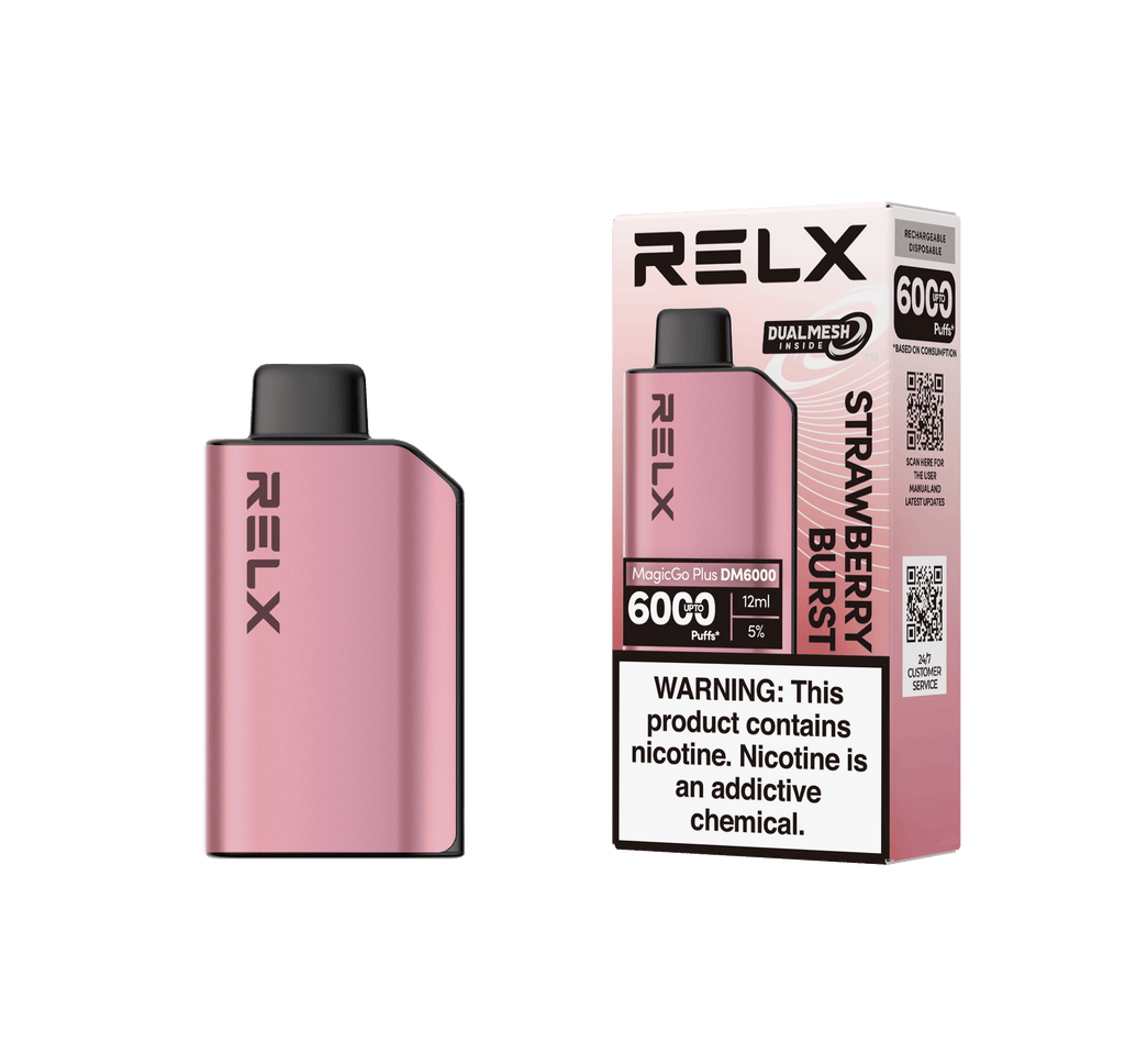 RELX MAGICGO PLUS DM6000 (Strawberry Burst 5%)
