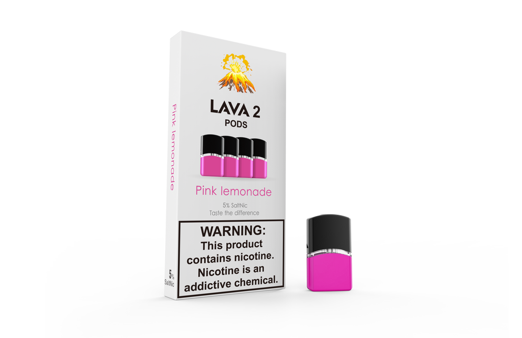 Pink Lemonade PODS (Pack of 4) | 5% (50mg) Salt Nicotine by LAVA2