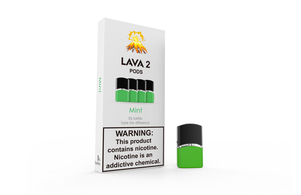MINT PODS (Pack of 4) | 5% (50mg) Salt Nicotine by LAVA2