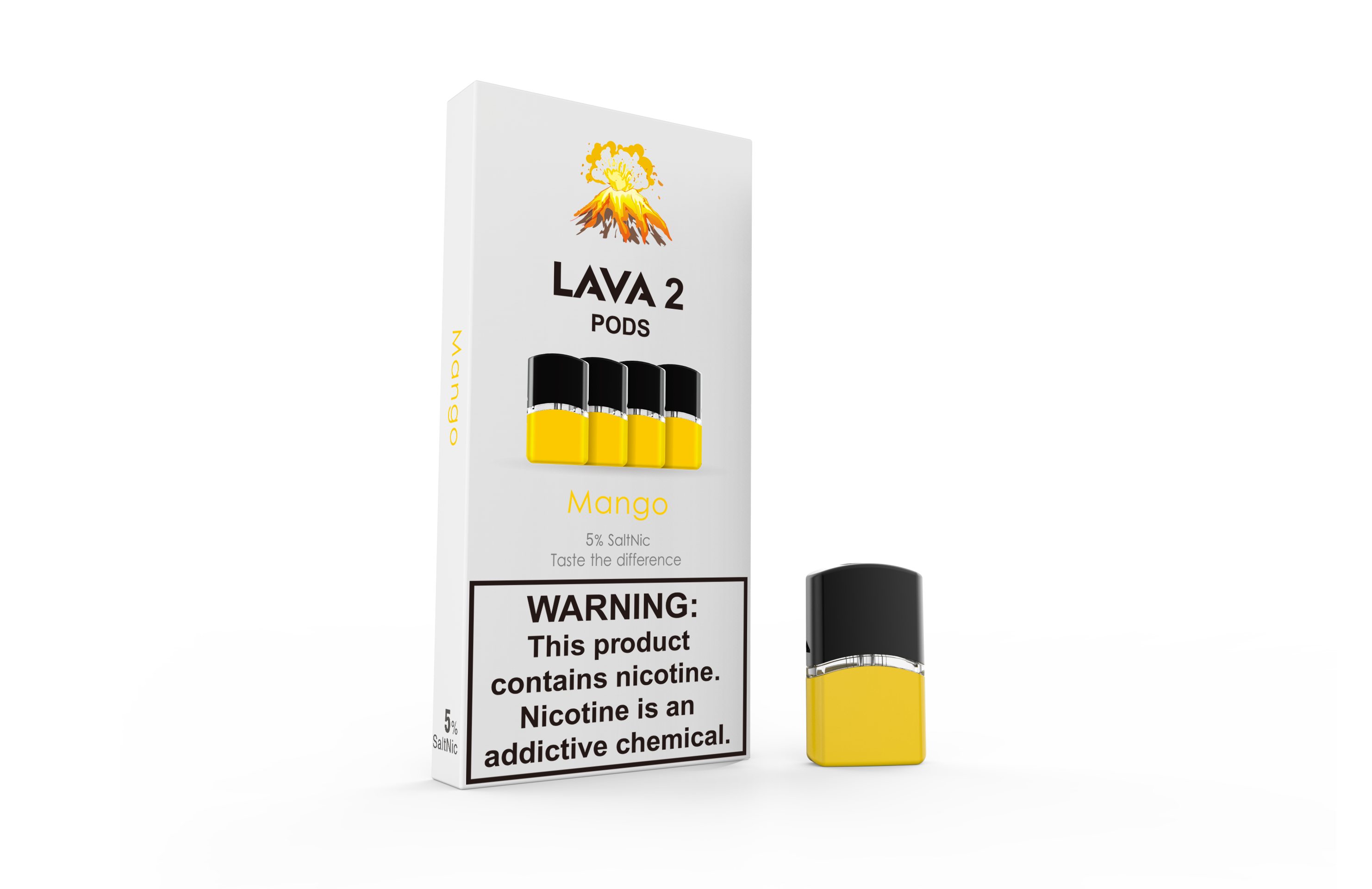 MANGO PODS (Pack of 4) | 5% (50mg) Salt Nicotine by LAVA2