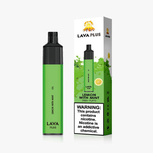 LAVA PLUS(Lemon with MINT 5% 2,000 Puffs)