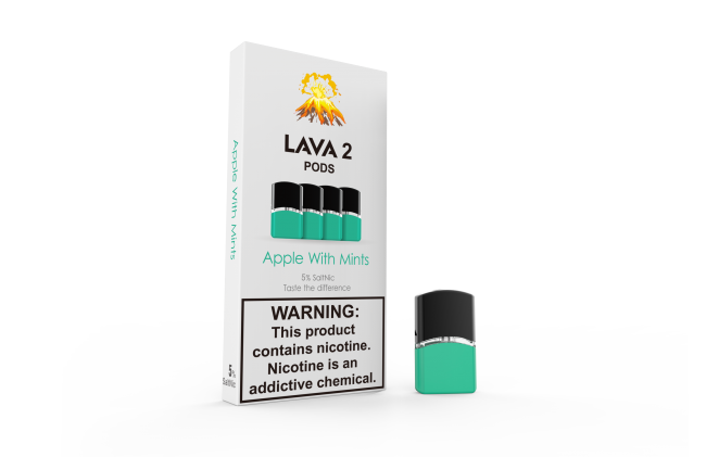 Apple with MINT PODS (Pack of 4) | 5% (50mg) Salt Nicotine by LAVA2