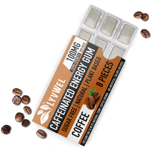 lyvwel caffeine caffeinated pre workout energy gum