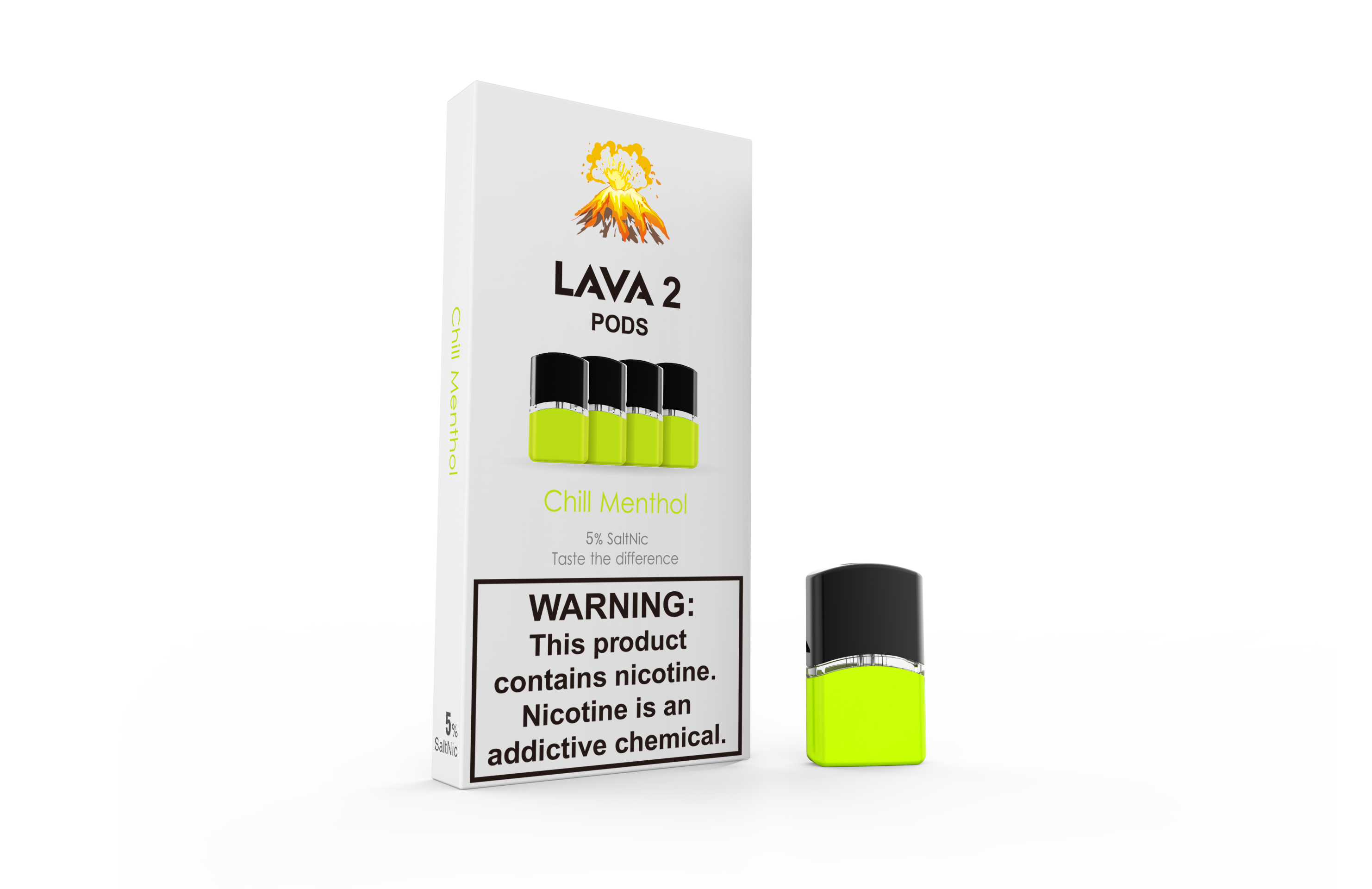Chill MENTHOL PODS (Pack of 4) | 5% (50mg) Salt Nicotine by LAVA2