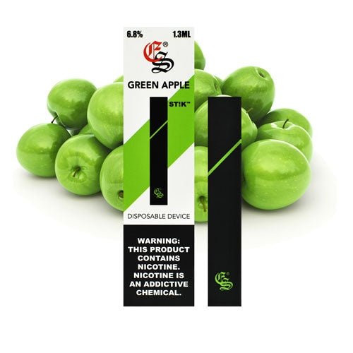 Green Apple STIK Disposable Vapes (6.8 % Salt Nic)