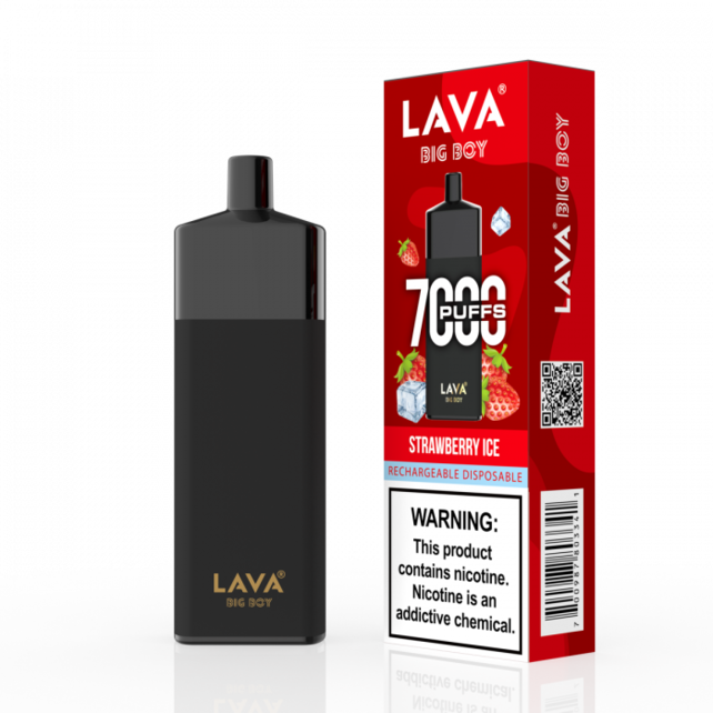 Lava Big Boy 7000 (Strawberry ICE  5%)