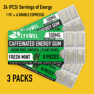 lyvwel caffeine pre workout energy gum