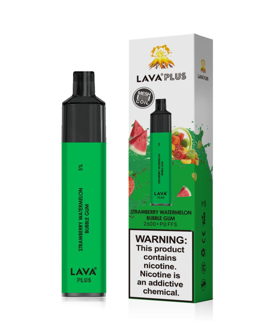 Lava PLUS -Strawberry Watermelon BUBBLE GUM 5% (2,000 Puffs)