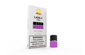 ICED GRAPE PODS (Pack of 4) | 3% (30mg) Salt Nicotine by LAVA2